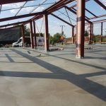 Steel framed building