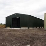 steel framed building