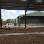 Steel framed building